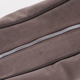 Сумка Саломея 2034 эко-замша серый шоколад