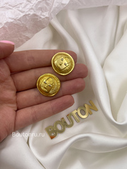 Пуговица Скиап. золотистая 