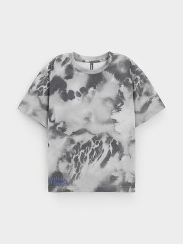 фуфайка  для мальчика  КР 302804/речной перламутр,размытая фактура к628