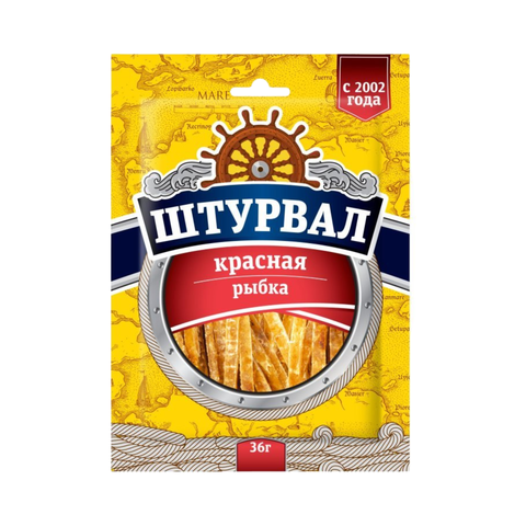 Красная рыба Штурвал 36гр