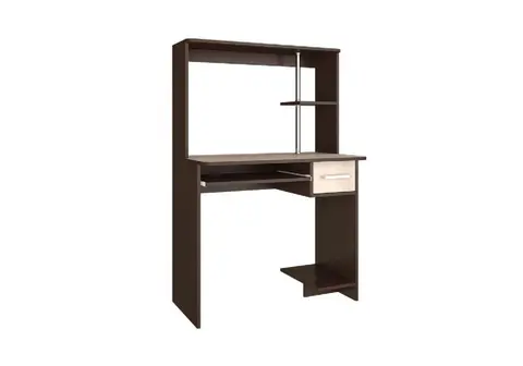 Компьютерный стол с надстройкой Дебют без пенала венге