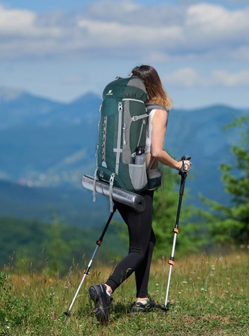 Картинка рюкзак туристический Nevo Rhino 15083UP-70L green - 7