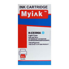 Картридж для ( 70) HP DesignJet  Z2100, Z3100, Z3200 C9390A Light Cyan (130ml, Dye) MyInk