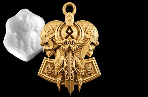 Силиконовый молд Скандинавский Оберег