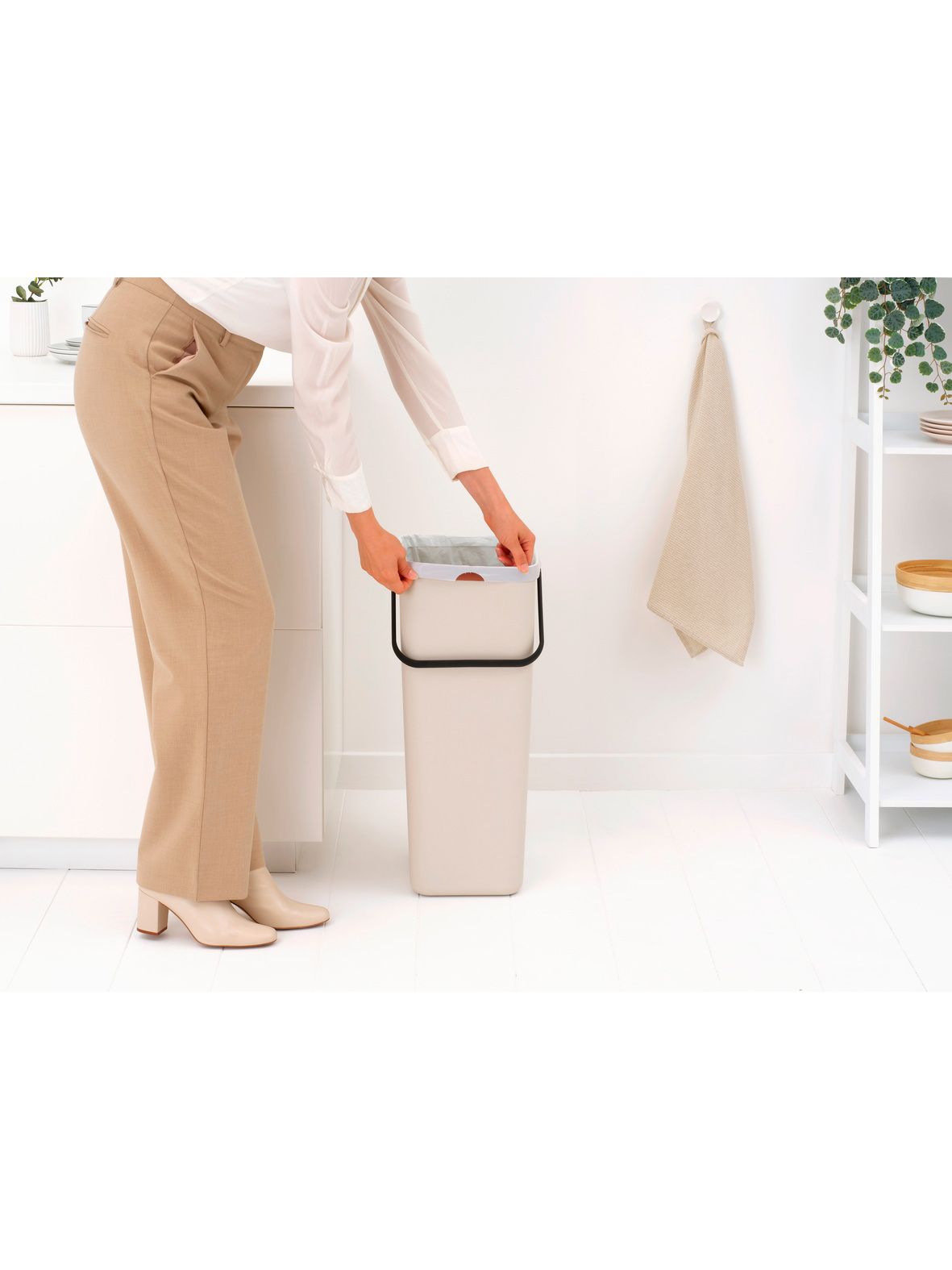 Встраиваемое мусорное ведро Sort & Go (40 л), Бежевый, арт. 251788 - фото 7