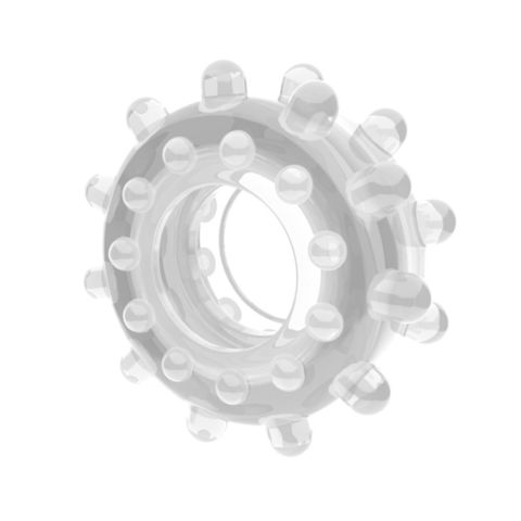 Прозрачное эрекционное кольцо POWER PLUS Cockring - Lovetoy LV1433 clear