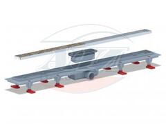 TL1085 Трап пластик.лин.вып 40 под кладку плитки. Мол 850