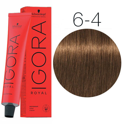 Schwarzkopf Igora Royal New 6-4 (Темный русый бежевый) - Краска для волос