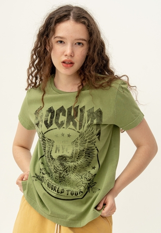 Футболка Bowery NYC "Rockin" Military