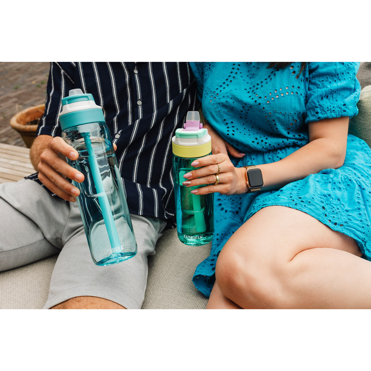 Бутылка для воды Kambukka Lagoon (1 л), Голубой, арт. 11-04053 - фото 2