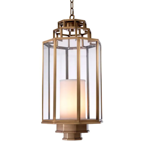 Подвесной светильник Monticello, размер M, золотистый