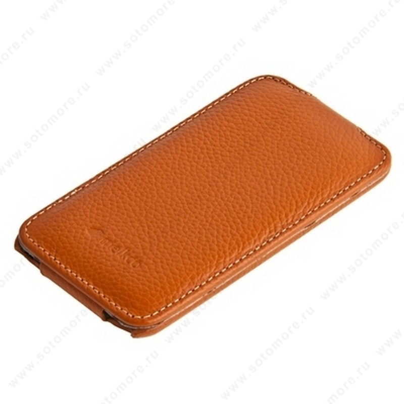 Чехол-флип Melkco для Apple iPod Touch 4th Leather Case Jacka Type (Orange LC)