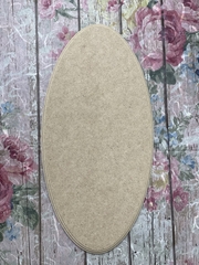 накладка МДФ овал 25*12,5см