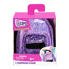 Миниатюрный рюкзачок Real Littles фиолетовый с 4 сюрпризами