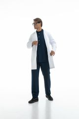 Костюм халат мужской Classic, поло и прямые брюки