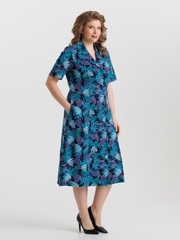 4536 Халат на пуговицах