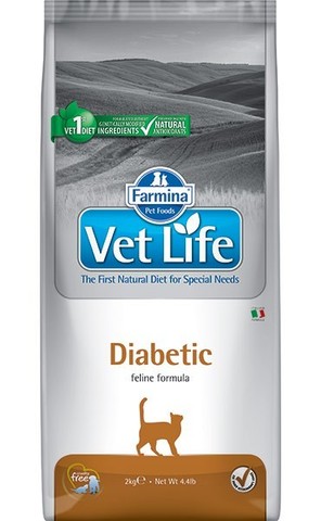 Сухой ветеринарный корм Farmina Vet Life Cat Diabetic