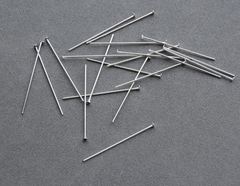 Пин-гвоздик, 30мм, покрытие родий