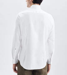 Сорочка мужская Seidensticker Shaped Fit 01.253690-01 из твила белая
