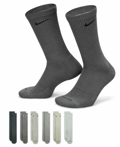 Теннисные носки Nike Everyday Plus Cushion Crew Socks 6P - multicolor