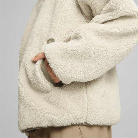 Куртка двухсторонняя Puma Reversible Sherpa Jacket Alpine Snow