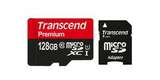 Карта памяти microSD 128GB Transcend microSDXC Class 10 UHS-I U1 + SD адаптер