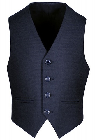 Синий классический жилет STENSER для подростка