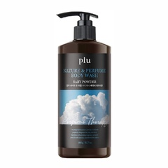 PLU Парфюмированный гель для душа с ароматом детской присыпки - Nature and Perfume Body Wash Baby Powder , 1л