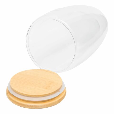 Стакан с двойными стенками BAMBOO ART L, термостойкий, объем ок. 450 ml