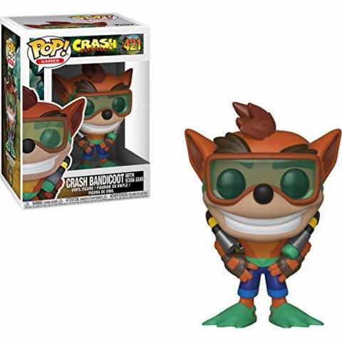 Crash Bandicoot with Scuba Gear Funko Pop! Vinyl Figure || Крэш