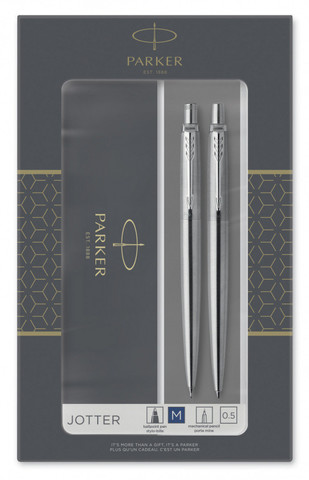 Набор подарочный Parker Jotter Core - Stainless Steel CT