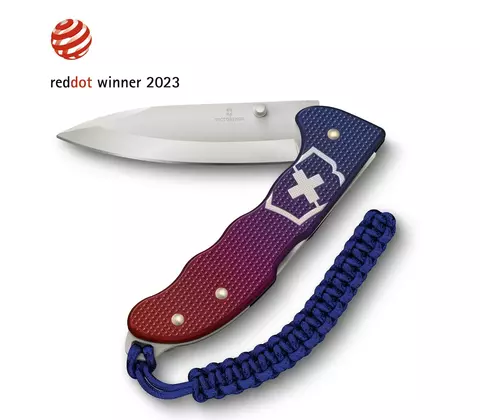 Складной швейцарский нож Victorinox Evoke Alox (0.9415.D221) blue-red | Wen-Vic.Ru