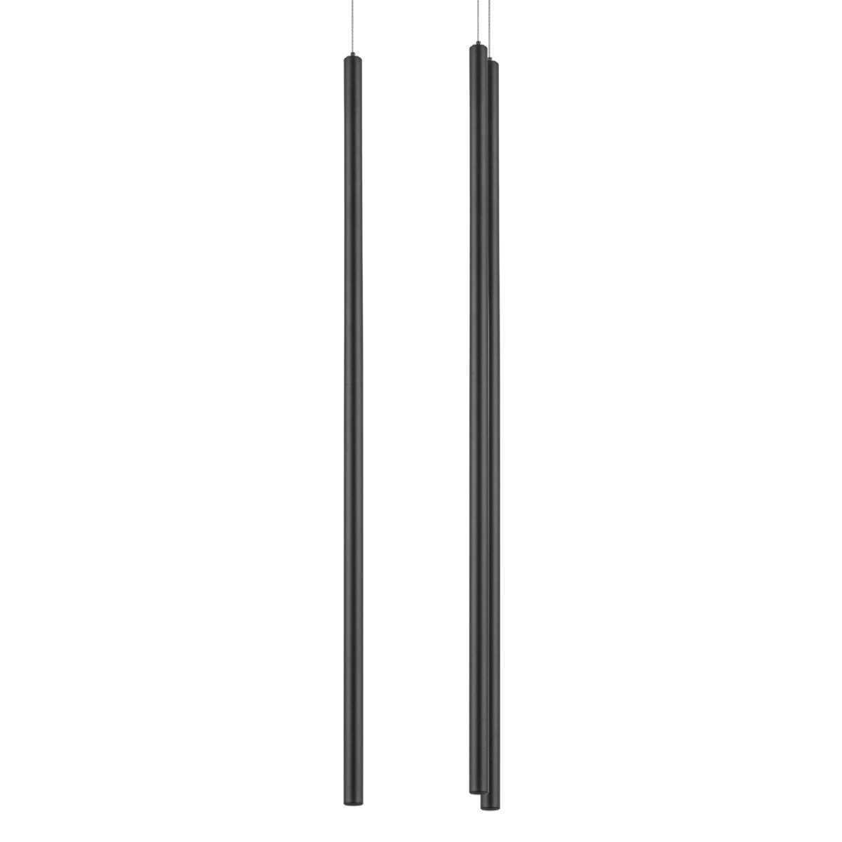 L3T747437 Люстра TUBO LED 15W 900LM 25G ЧЕРНЫЙ 3000K