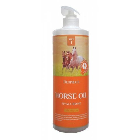 DEOPROCE HORSE OIL HYALURONE SHAMPOO 1000МЛ