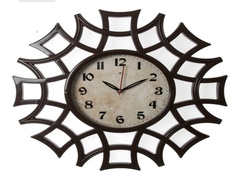 Часы 21 Bek настенные  4945-101 круг ажурный d=48,5см, корпус коричневый "Патина"