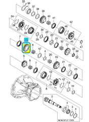 ШЕСТЕРНЯ КПП 3-Й ПЕРЕДАЧИ LANOS, CHANCE 1,5 GM
