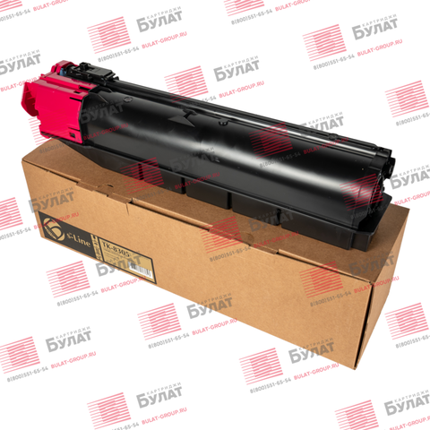 Тонер-картридж БУЛАТ s-Line TK-8305M для Kyocera TASKalfa 3050ci (Пурпурный, 15000 стр.)