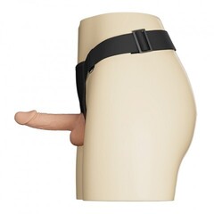 Страпон с вибрацией на трусиках с пультом управления (19,4×4,2 см)