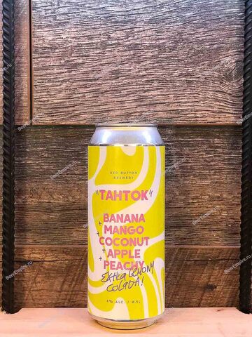 Red Button TAHTOK Smoothie Banana-Mango-Apple-Peachy-Extra Lemony-Colada 0,5 л. ж/б