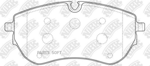 Колодки NiBK PN0737