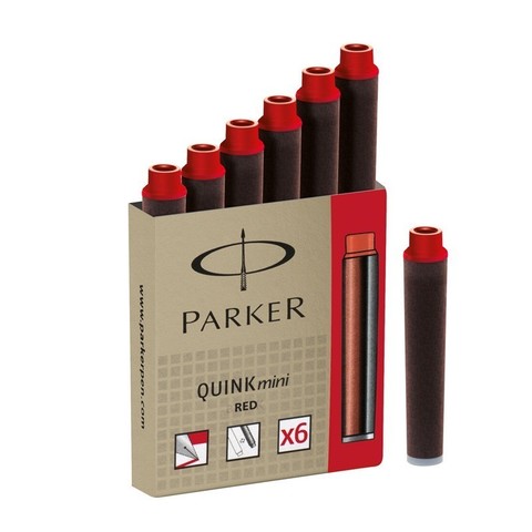 Картридж с чернилами Parker Quink MINI Z17, Red (S0767230)