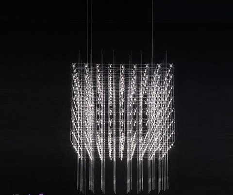 Люстра Cosmos Square Glass