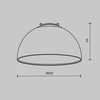 Подвесной светильник Maytoni Bowl TR126B-20W4K-W