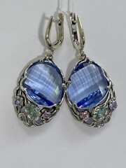 Севилья (серьги из серебра)