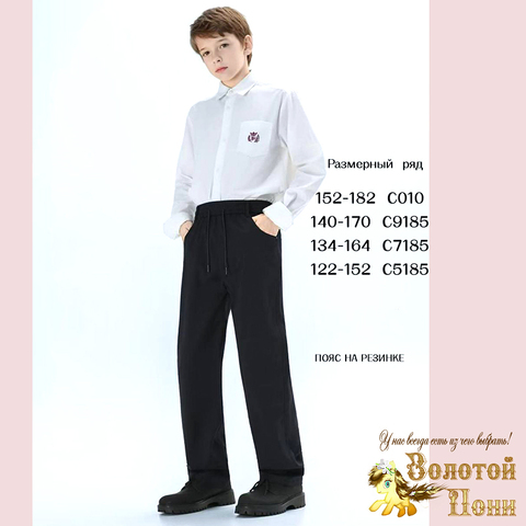 Брюки хлопок м (122-182) 250718-RN2009
