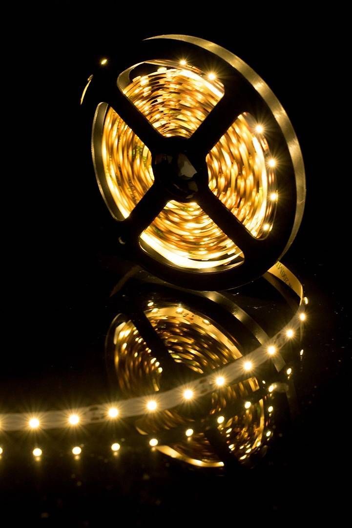 Светодиодная лента SWG 4,8W/m 60Led/m 3528SMD теплый белый 5M SWG360-12-4.8-WW-М 009252