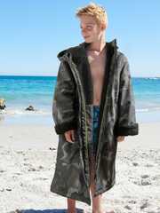 Плащ водонепроницаемый с флисовой подкладкой Next B24-576, Хаки