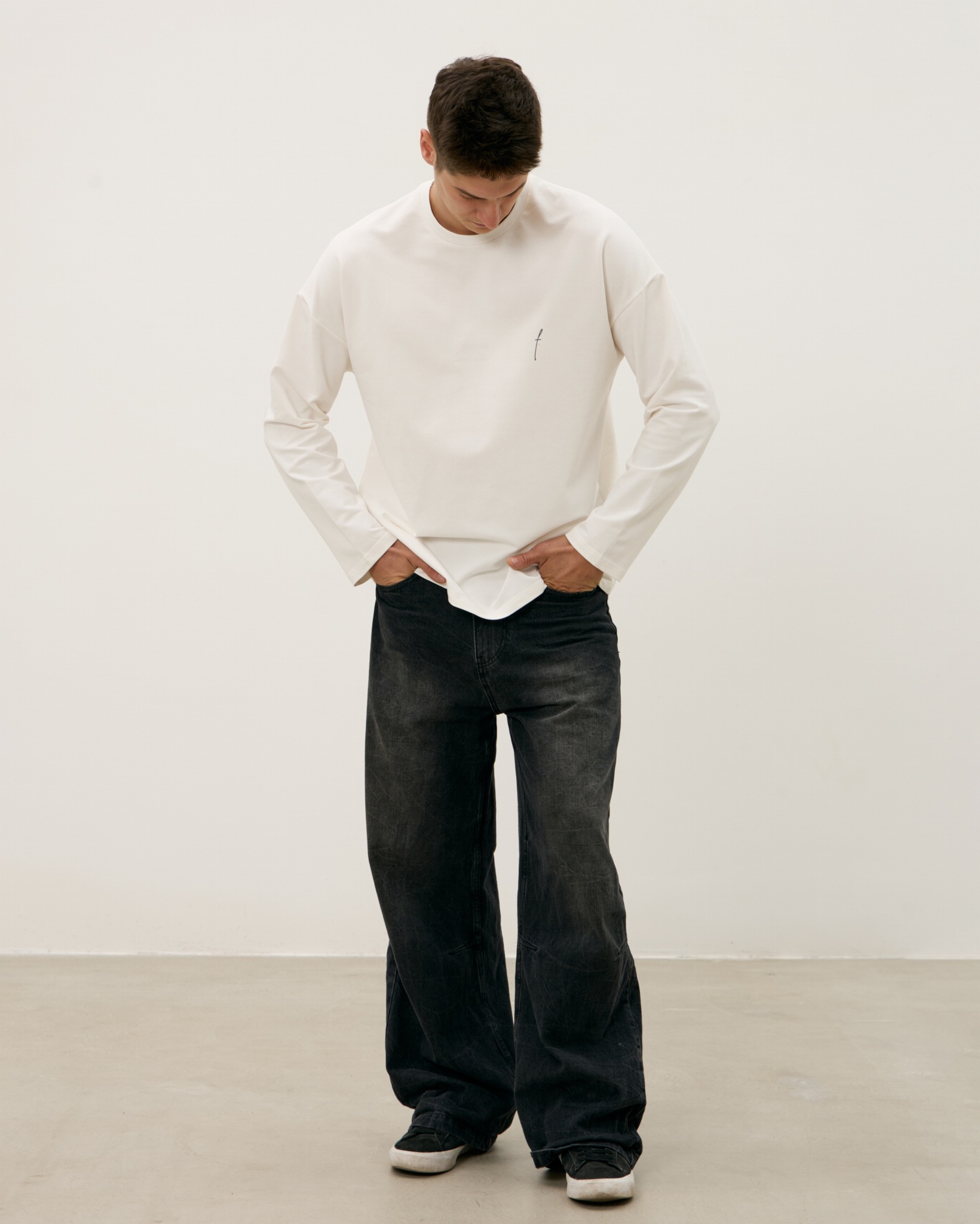 Лонгслив FRANSY MAN, молочный