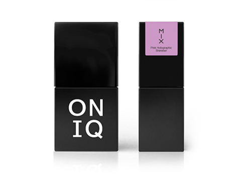 Гель-лак ONIQ MIX 102 - Pink Holographic Shimmer, 10 мл