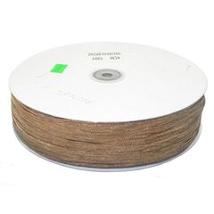 
          Декоративная лента капроновая для декора и флористики, 4 см, намотка 100 ярдов, бронзовый